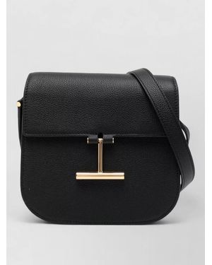 Tom Ford Tara Mini Leather Shoulder Bag Chain - Black