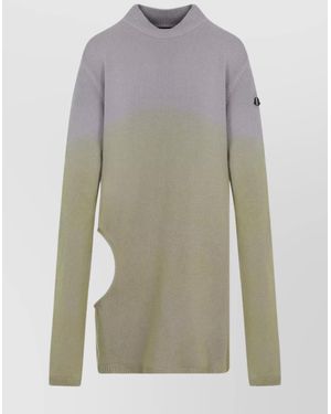 Moncler Cashmere Cutout Sweatshirt - Grey