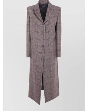 DR. HOPE Single-Breasted Long Coat - Grey