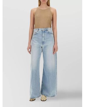 Sportmax Cotton Tank Top - Blue