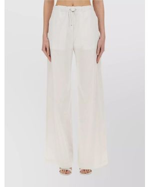 Moschino Wide-Leg Trousers - White