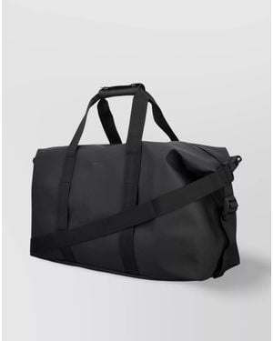 Rains Hilo Weekend Bag Detachable Strap - Black