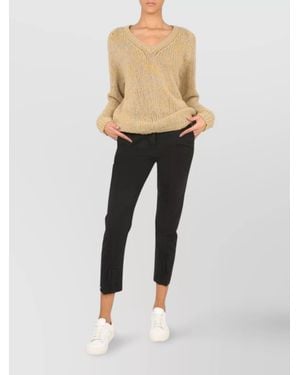 Aspesi Cropped Pants - Natural