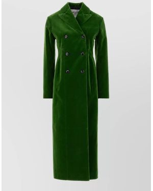 Alaïa Velvet Coat - Green