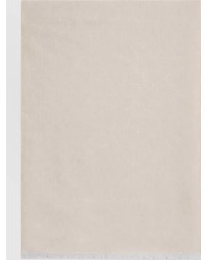 Max Mara Wool Silk Scarf - Natural