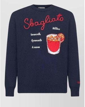 MC2 Saint Barth Cashmere Wool Pullover - Blue