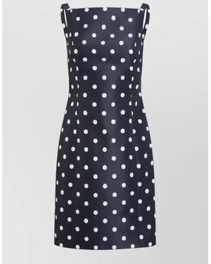 Patou Pencil Midi Dress - Blue