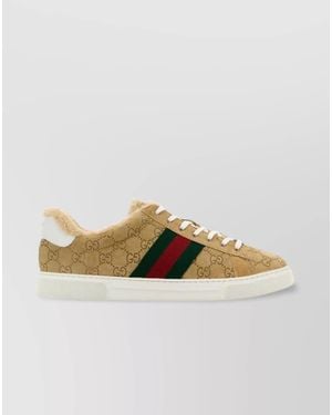 Gucci Suede Low-Top Trainers - Multicolour