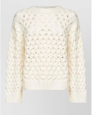 P.A.R.O.S.H. Wool Sweatshirt - Natural