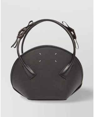 Maison Margiela Small Leather Shoulder Bag - Black