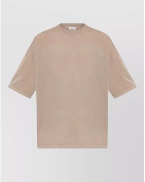Haikure Virgil Relaxed Fit Crew Neck T-Shirt - Natural