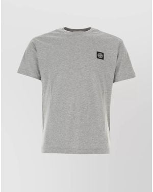 Stone Island Versatile Crew Neck T-Shirt - Grey