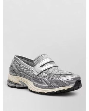 New Balance Low Top Trainers Mesh Rubber Sole - Metallic