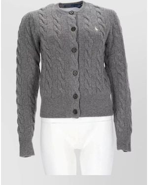 Polo Ralph Lauren Cashmere Wool Cardigan - Gray
