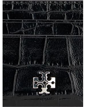 Tory Burch Leather Card Holder - Black