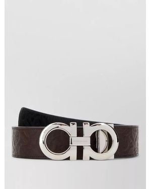 Ferragamo Leather Reversible Belt - Multicolour