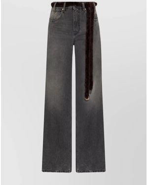 DARKPARK Denim Straight-Leg Trousers - Grey