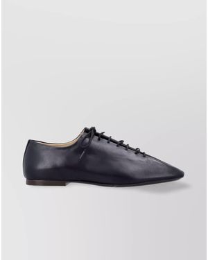 Lemaire Leather Classic Derby Shoes - Blue