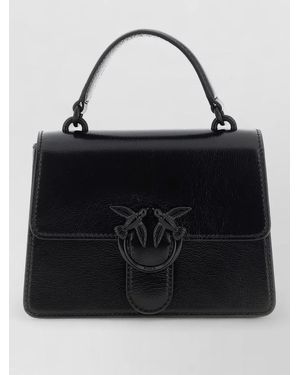 Pinko Mini Love One Light Shoulder Bag - Black