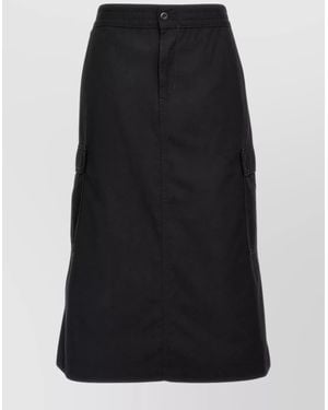 Carhartt 'Cargo Pocket' Elastic Waistband Skirt - Black