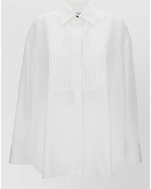 Golden Goose Cotton Pleated Shirt - White