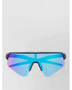 Oakley Square Sunglasses Cut Out Detailing Gradient Lenses - Blue
