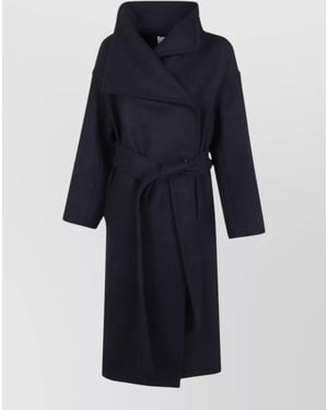 JOSEPH Wool Blend Coat - Blue