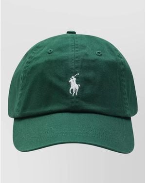 Polo Ralph Lauren Baseball Cap Curved Brim Logo Detail - Green