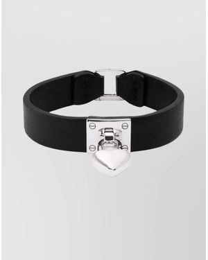 AMBUSH PEACE LEATHER BRACELET ブレスレット AMBUSH Black Peace Leather Bracelet Ambush