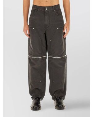 Givenchy Denim Zip Jeans - Black