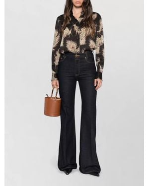 Zimmermann Mid-Rise Flared Denim Jeans - Multicolor