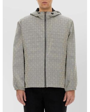 Givenchy Monogram Jacquard Anorak Jacket - Grey