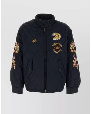 Baracuta Quilted Nylon Puffer Jacket - Blue
