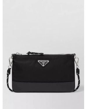 Prada Crossbody Bag Adjustable And Detachable Strap - Black