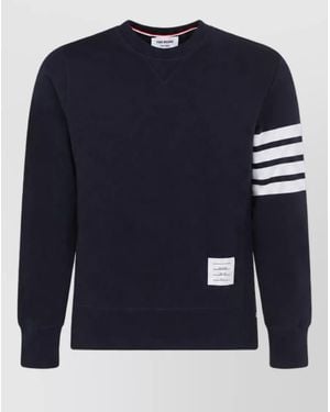 Thom Browne Cotton Sweatshirt - Blue