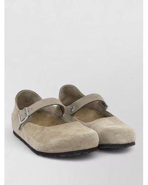 Birkenstock Mantova Ballerina Flats Round Toe Suede - Multicolour