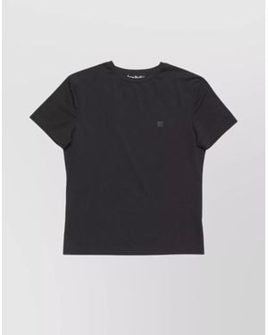 Acne Studios Crew Neck Short Sleeves Straight Hem - Blue