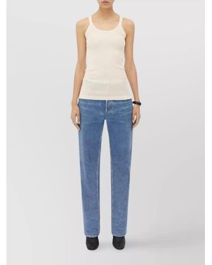 Bottega Veneta Slim-Fit Tank Top - Blue