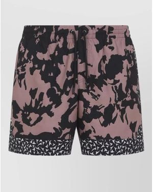 Dries Van Noten Printed Swim Shorts - Grey