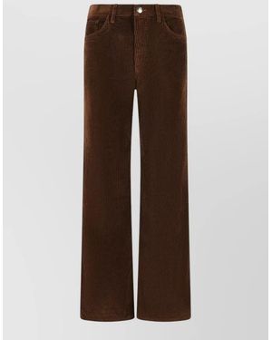 Marni Corduroy Flared Trousers - Brown