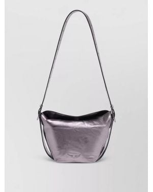 Zadig & Voltaire Baby Jane Leather Bucket Bag - White