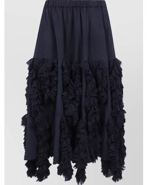 Comme des Garçons Thick Midi Skirt - Blue