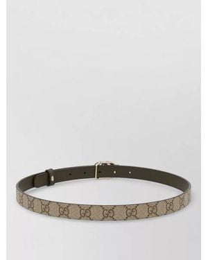 Gucci Reversible Belt - Gray
