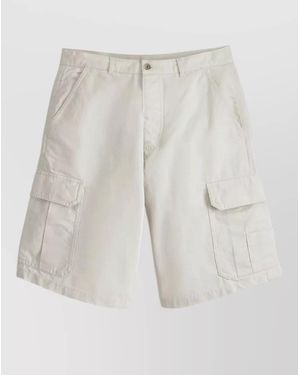 Dior Denim Cargo Shorts - White