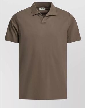NN07 Organic Cotton Short-Sleeve Polo Shirt - Brown