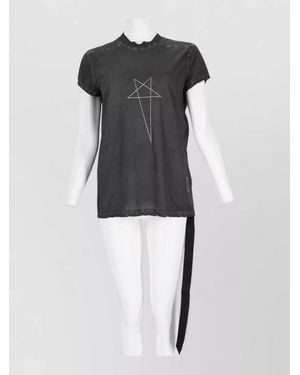 Rick Owens Cotton T-Shirt - Black
