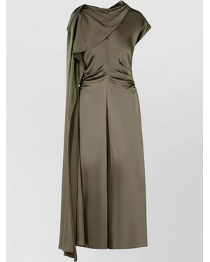 Jonathan Simkhai Satin Midi Dress - Green
