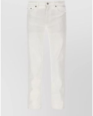 Department 5 Skeith Jeans Belt Loops Five Pocket Design - White