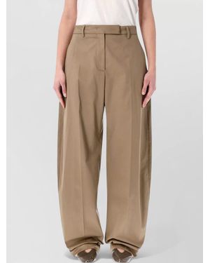 Thelatest Dina High Waist Wide Leg Pants - Natural
