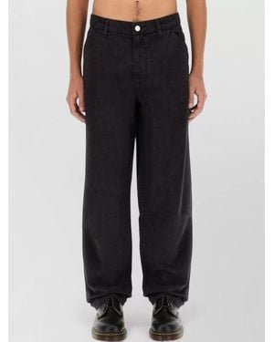 AWAKE NY Cotton Straight-Leg Jeans - Black